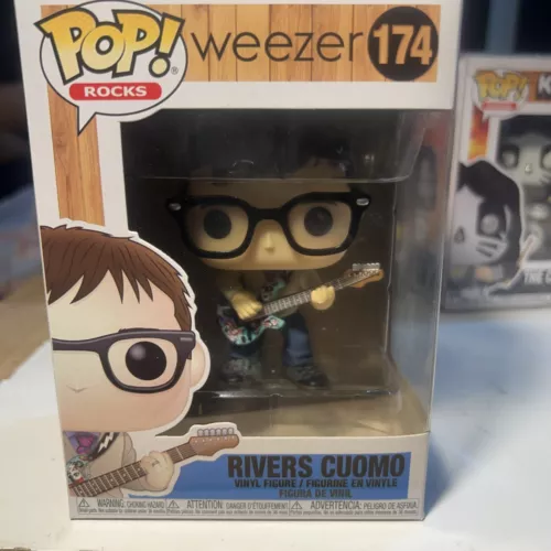 Weezer Rivers Cuomo  Rocks Music Funko Pop 174 In Protector