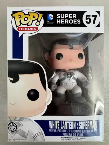 White Lantern : Superman 57 ~ DC Comics Super Heroes ~ Funko Pop Vinyl