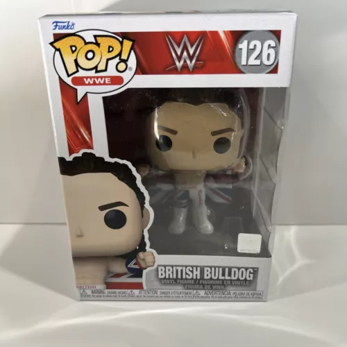 WWE Funko Pop The British Bulldog Davy Boy Smith # 126 FREE SHIPPING