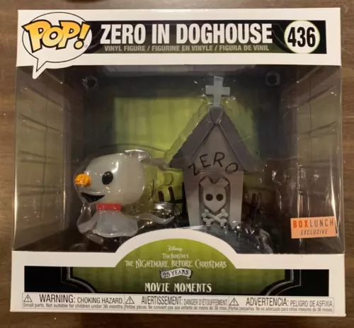 Zero In Doghouse Movie Moments Funko Pop Vinyl 436 Nightmare Before Christmas