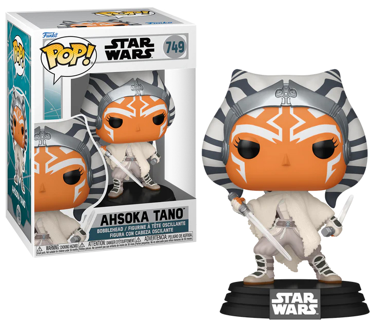 Ahsoka Tano (White Cloak with Lightsaber)