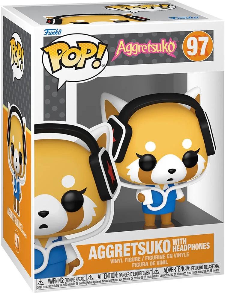 Aggretsuko With Headphones