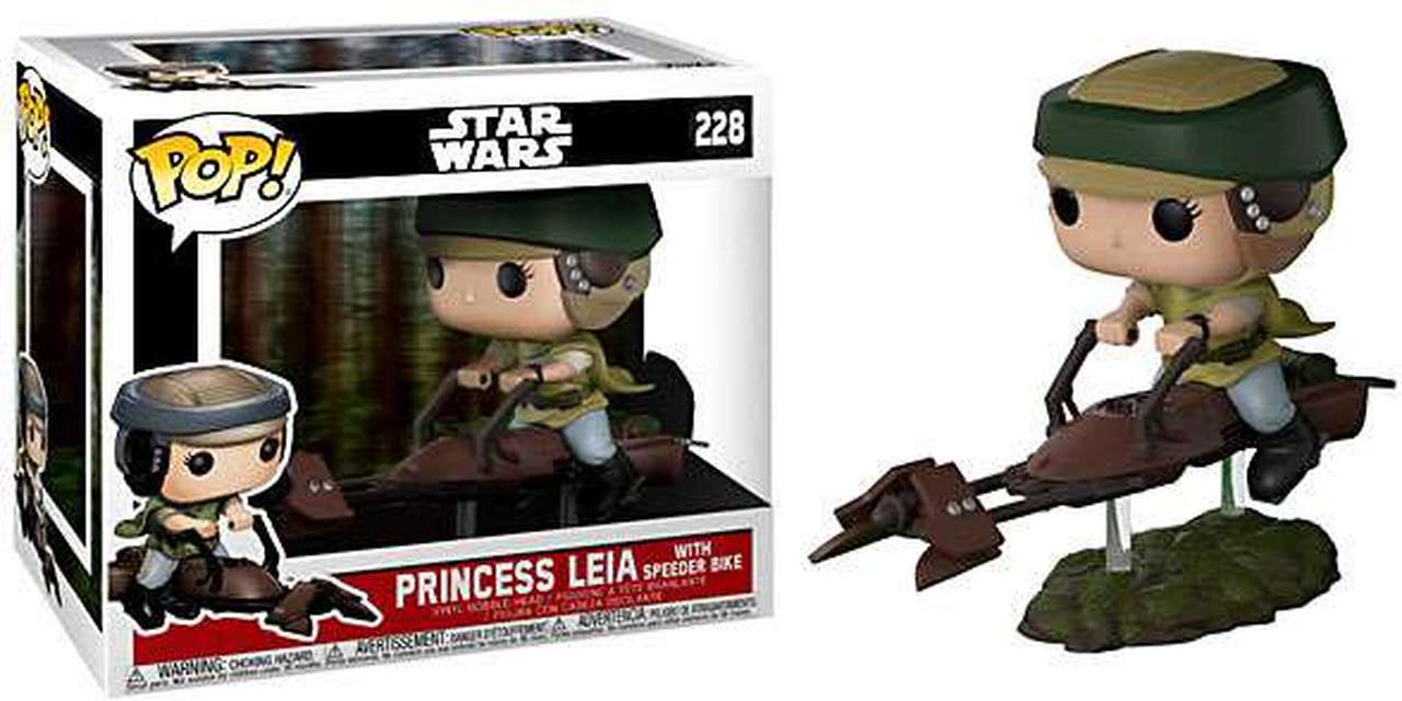 Princess Leia with Speeder Bike