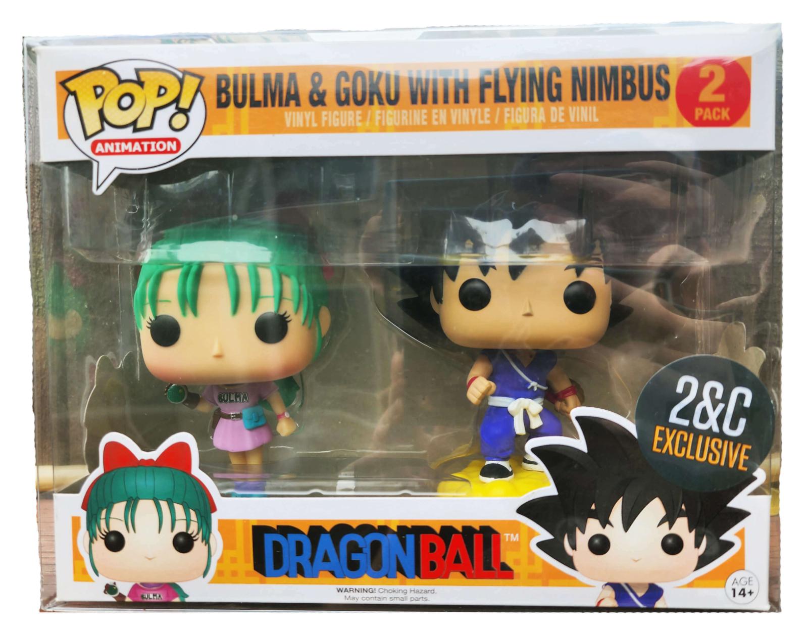 Bulma And Goku With Flying Nimbus 2 Pack