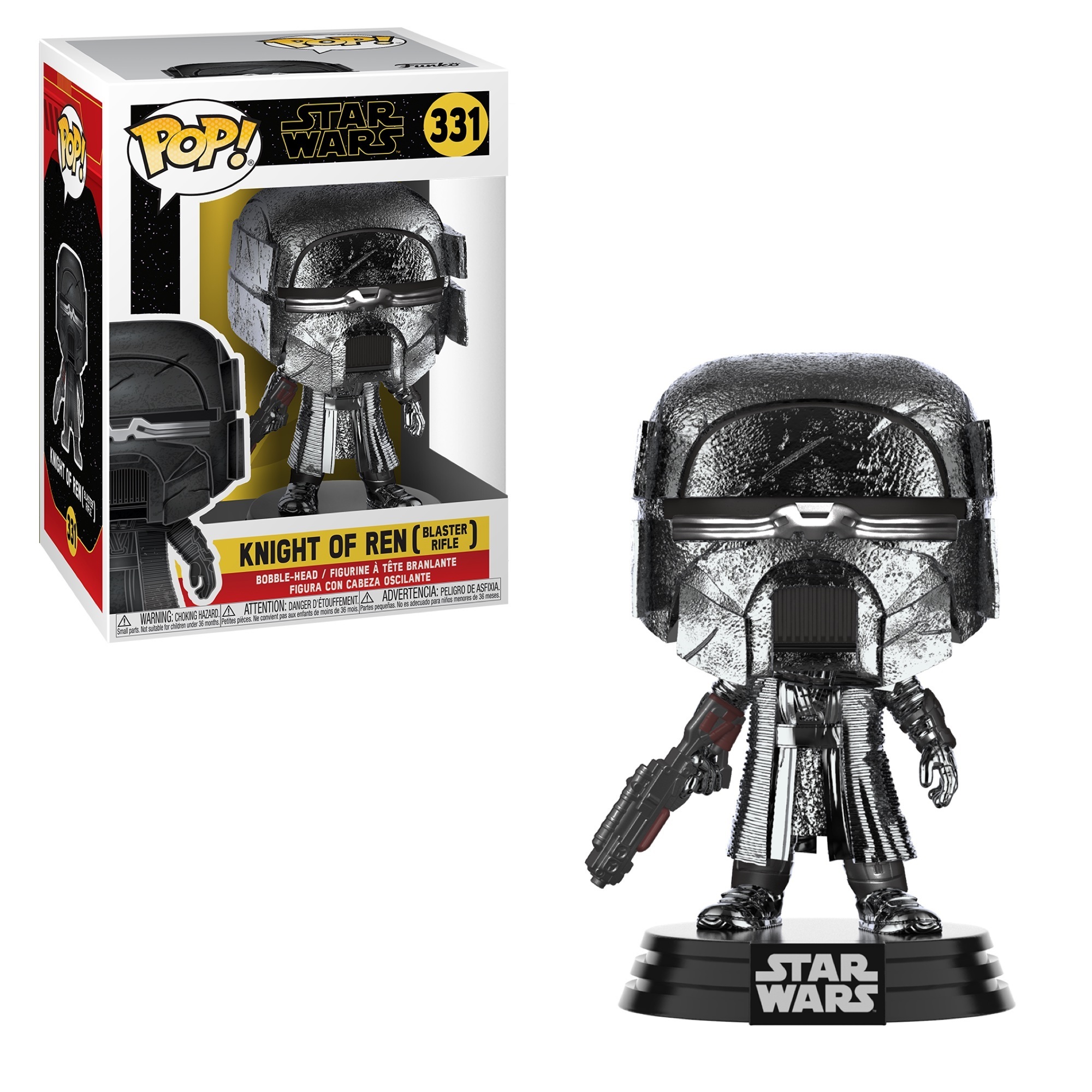 Knight of Ren (Blaster Rifle) (Hematite Chrome)