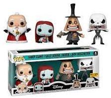 Santa Claws, Sally Sewing, Mayor, Jack Skellington