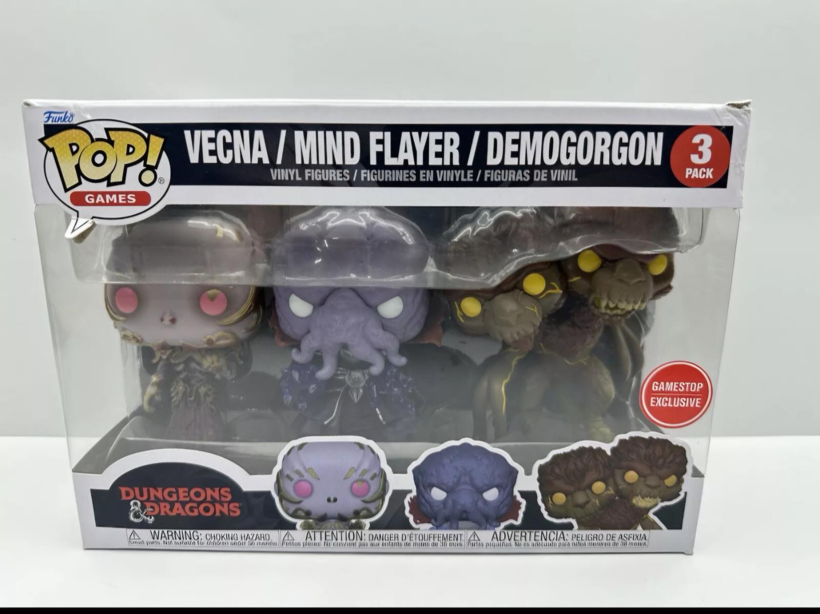 Vecna, Mind Flayer, Demogorgon 3 Pack