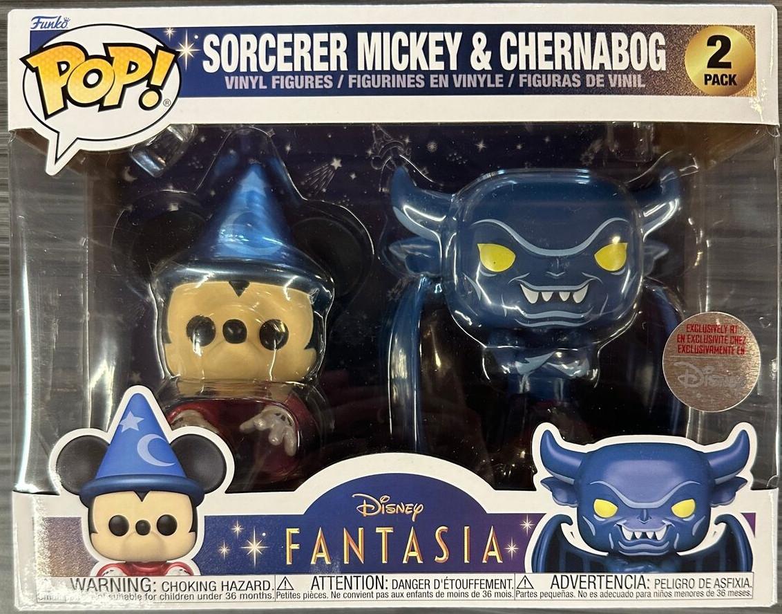 Sorcerer Mickey & Chernabog 2 Pack