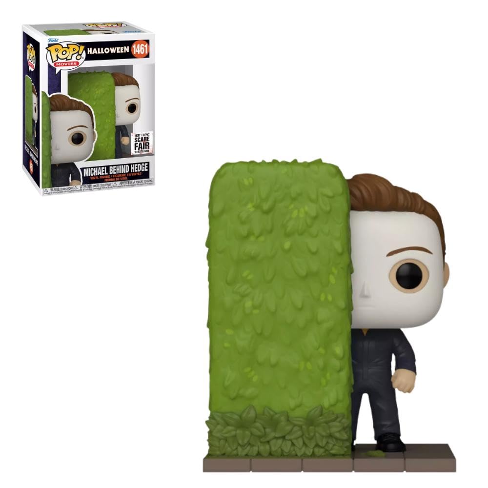 Michael Myers Behind Hedge