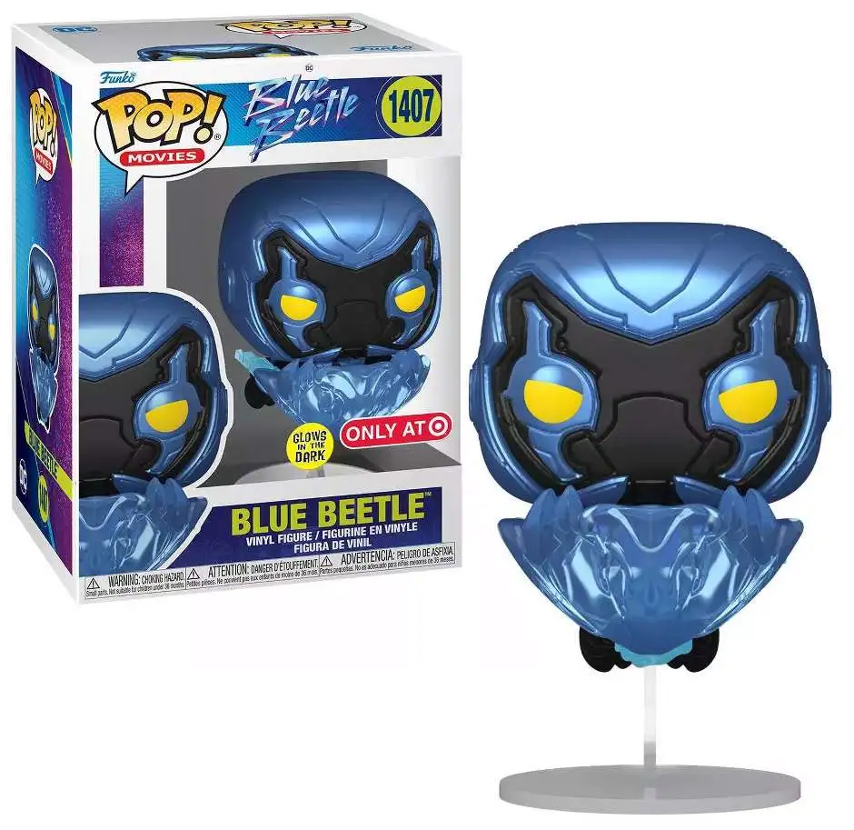 Blue Beetle Flying (GITD)