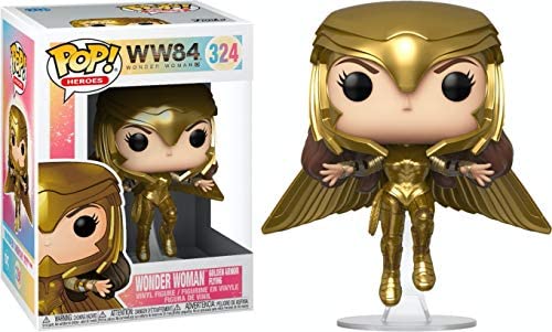 Wonder Woman Golden Armor Flying