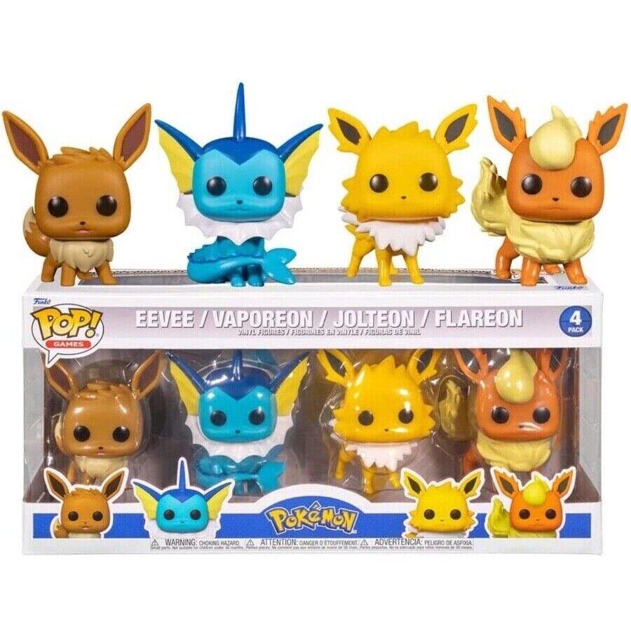 Eevee, Vaporeon, Jolteon, Flareon