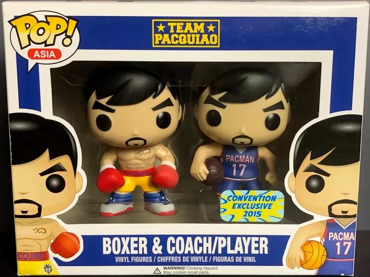 Manny Pacquiao [Boxer And Coach/Player] 2 Pack