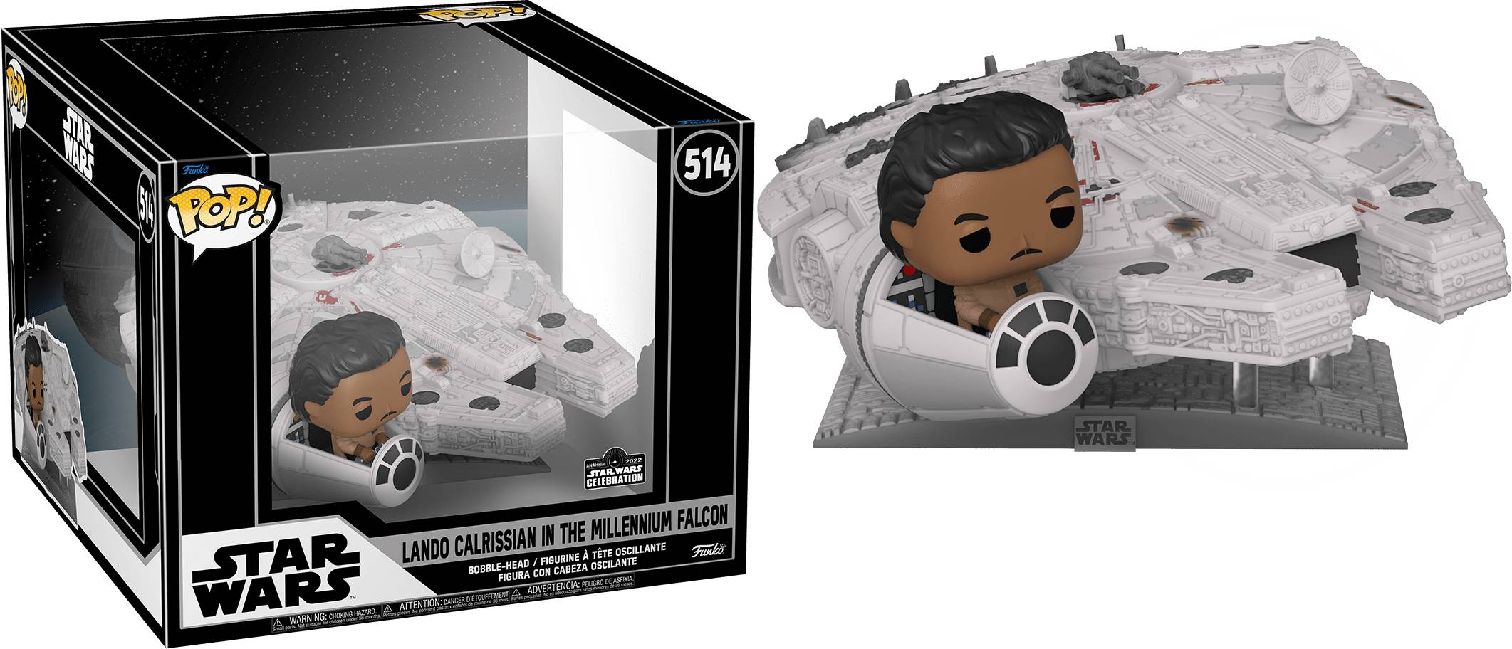 Lando Calrissian in the Millenium Falcon