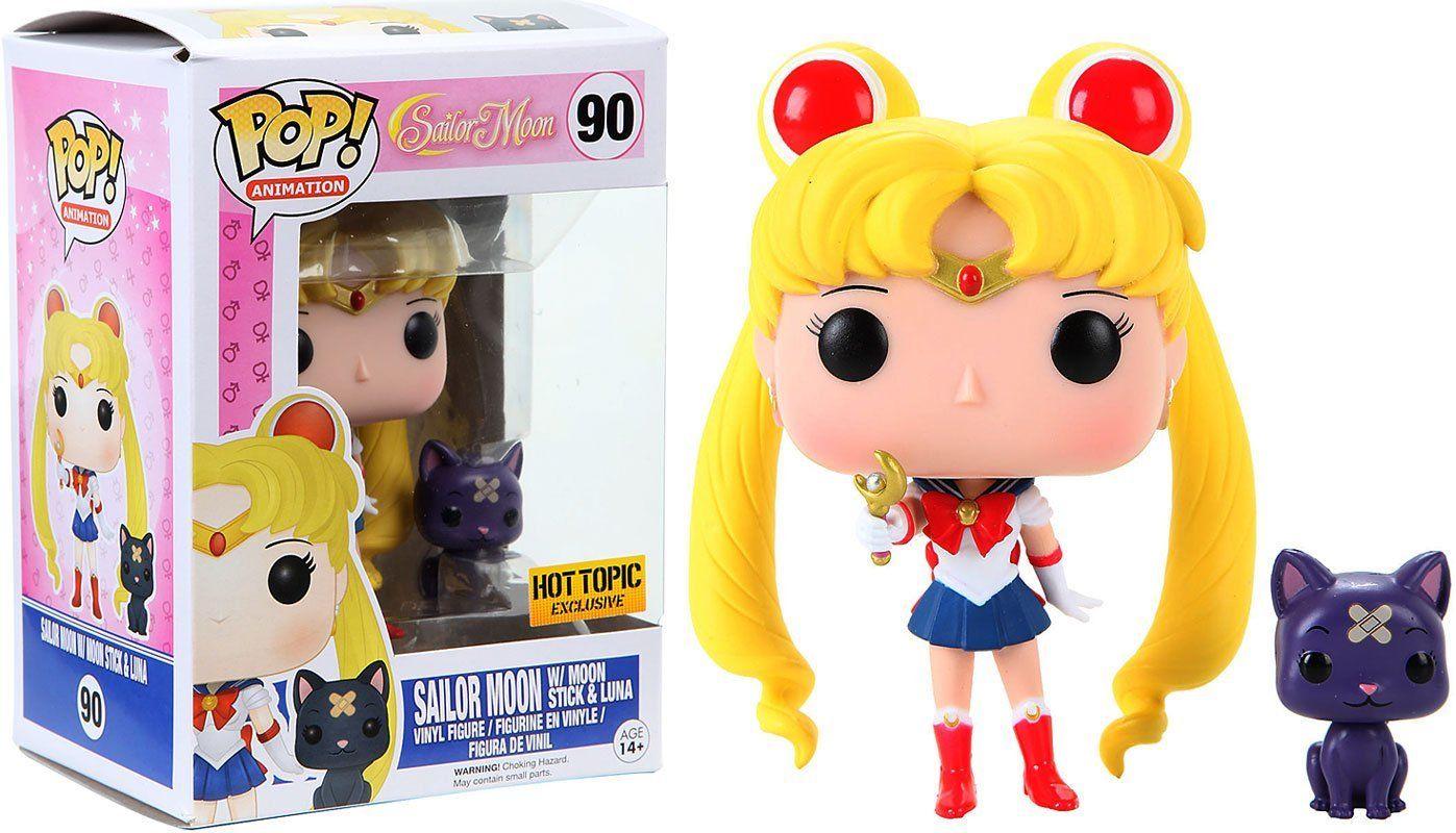 Sailor Moon w/ Moon Stick & Luna